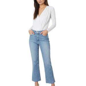 Paige Denim Raw Hem Distressed Size 26 - NEW